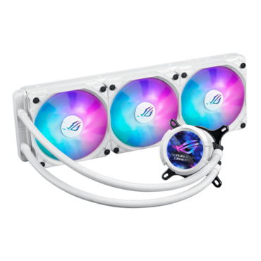 ROG Strix LC III 360 ARGB LCD White, 360mm Radiator, Liquid Cooling System