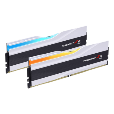 32GB (2 x 16GB) Trident Z5 RGB DDR5 6000MT/s, CL32, White/Black, RGB LED, DIMM Memory - TAA Compliant