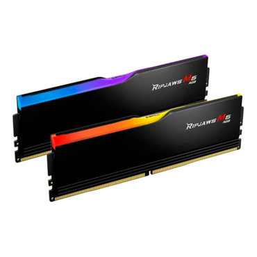 64GB (2 x 32GB) Ripjaws M5 RGB DDR5 6400MT/s, CL32, Black, RGB LED, DIMM Memory - TAA Compliant