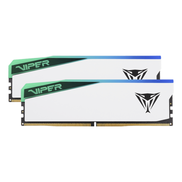 48GB (2 x 24GB) Viper Elite 5 RGB DDR5 7000MT/s, CL32, White, RGB LED, DIMM Memory