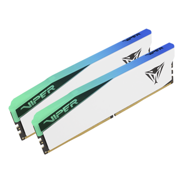 48GB (2 x 24GB) Viper Elite 5 RGB DDR5 7000MT/s, CL32, White, RGB LED, DIMM Memory