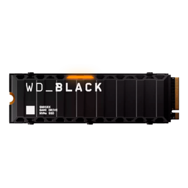 4TB WD_Black SN850X, w/ Heatsink, 7300 / 6600 MB/s, 3D TLC NAND, PCIe NVMe 4.0 x4, M.2 2280 SSD