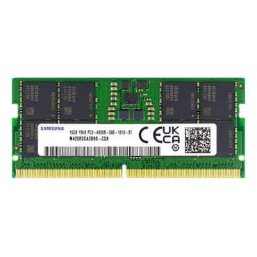 16GB M426R2GA3BB0-CQKOD, DDR5 4800MT/s, CL40, 1Rx8, ECC Unbuffered SO-DIMM Memory