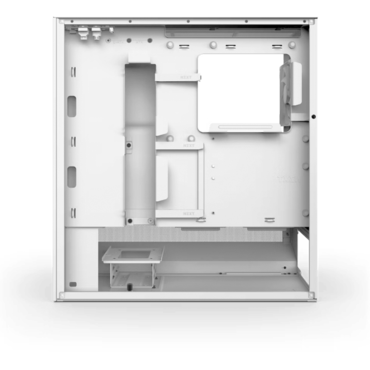 H5 Flow RGB (2024), Tempered Glass, No PSU, E-ATX, White, Mid Tower Case