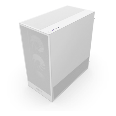 H5 Flow RGB (2024), Tempered Glass, No PSU, E-ATX, White, Mid Tower Case