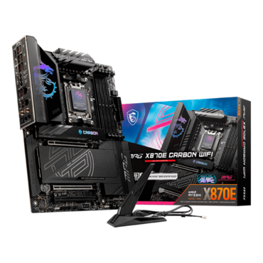 MPG X870E CARBON WIFI, AMD X870E Chipset, AM5, ATX Motherboard