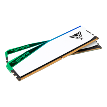 32GB (2 x 16GB) Viper Elite 5 RGB DDR5 6000MT/s, CL30, White, RGB LED, DIMM Memory
