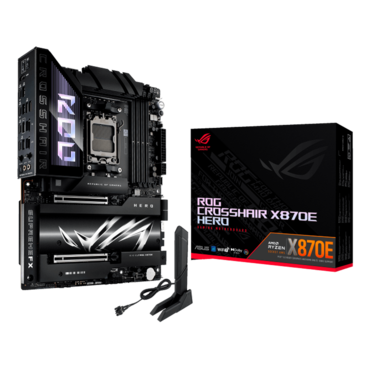 ROG CROSSHAIR X870E HERO, AMD X870E Chipset, AM5, ATX Motherboard