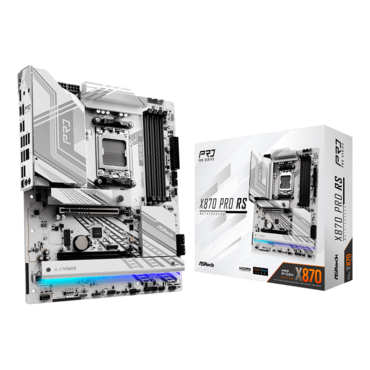 X870 Pro RS, AMD X870 Chipset, AM5, ATX Motherboard