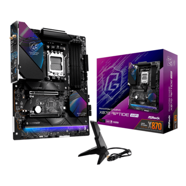 X870 Riptide WiFi, AMD X870 Chipset, AM5, ATX Motherboard