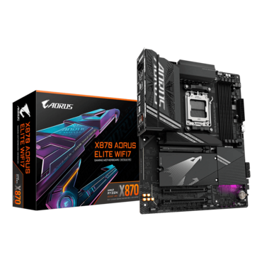X870 AORUS ELITE WIFI7, AMD X870 Chipset, AM5, ATX Motherboard