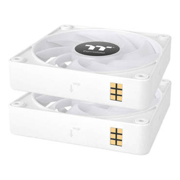 CT140 EX ARGB Snow 3 x 140mm, ARGB LEDs, 1800 RPM, 90.3 CFM, 30.7 dBA, Cooling Fans