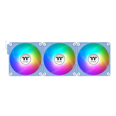 CT120 EX Reverse ARGB Hydrangea Blue 3 x 120mm, ARGB LEDs, 2000 RPM, 65.82 CFM, 31.2 dBA, Cooling Fans