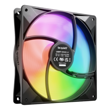 Light Wings LX High-Speed 3 x 140mm, RGB LEDs, 1800 RPM, 75.3 CFM, 30.5 dBA, Cooling Fan