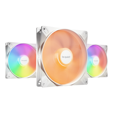 Light Wings LX 3 x 140mm, White, RGB LEDs, 1200 RPM, 56.0 CFM, 22.9 dBA, Cooling Fan
