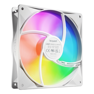 Light Wings LX 3 x 140mm, White, RGB LEDs, 1200 RPM, 56.0 CFM, 22.9 dBA, Cooling Fan