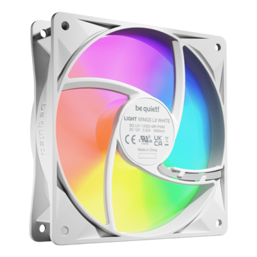 Light Wings LX 3 x 120mm, White, RGB LEDs, 1600 RPM, 51.5 CFM, 25.5 dBA, Cooling Fan