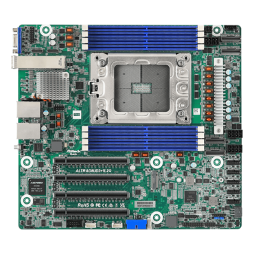 Ampere Altra Bundle ALTRAD8UD-1L2T Deep Micro-ATX Server Motherboard Single Socket (LGA 4926) with Ampere Altra Q64-22 64 cores & 2U passive cooler, Dual 10G
