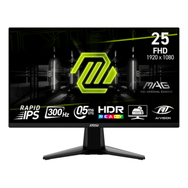 MAG 255XF, 24.5&quot; Rapid IPS, 1920 x 1080 (FHD), 0.5 ms, 300Hz, Gaming Monitor