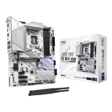 Z890 Pro RS WiFi White, Intel® Z890 Chipset, LGA 1851, 2 x Thunderbolt™ 4, ATX Motherboard