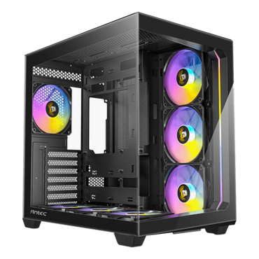 C5 ARGB, Tempered Glass, No PSU, ATX, Black, Mid Tower Case