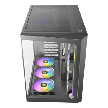 C5 ARGB, Tempered Glass, No PSU, ATX, Black, Mid Tower Case