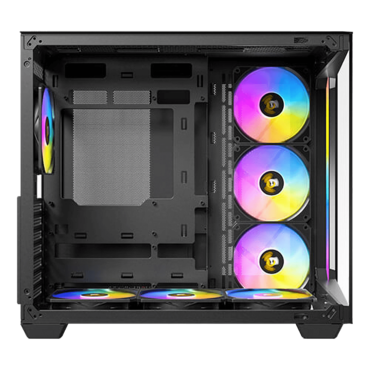 C5 ARGB, Tempered Glass, No PSU, ATX, Black, Mid Tower Case