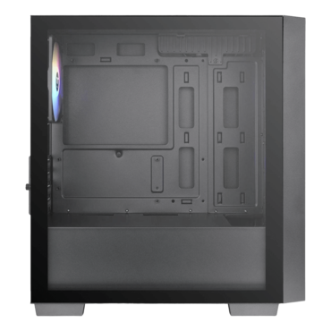 Versa H16 TG ARGB, Tempered Glass, No PSU, microATX, Black, Mini Tower Case