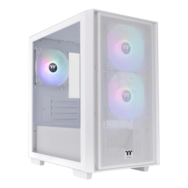 Versa H16 TG ARGB Snow, Tempered Glass, No PSU, microATX, White, Mini Tower Case