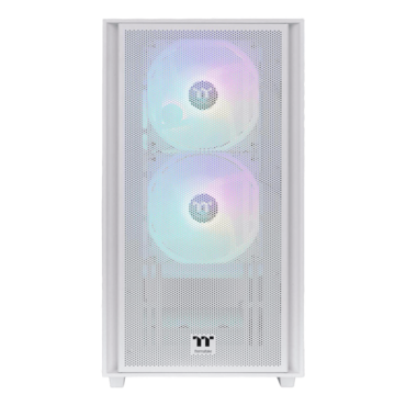 Versa H16 TG ARGB Snow, Tempered Glass, No PSU, microATX, White, Mini Tower Case