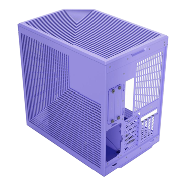 Y70, Tempered Glass, No PSU, E-ATX, Taro Milk, Mid Tower Case