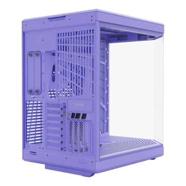 Y70, Tempered Glass, No PSU, E-ATX, Taro Milk, Mid Tower Case