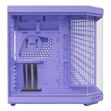 Y70, Tempered Glass, No PSU, E-ATX, Taro Milk, Mid Tower Case