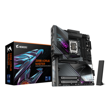 Z890 AORUS MASTER, Intel® Z890 Chipset, LGA 1851, 2 x Thunderbolt™ 4, ATX Motherboard