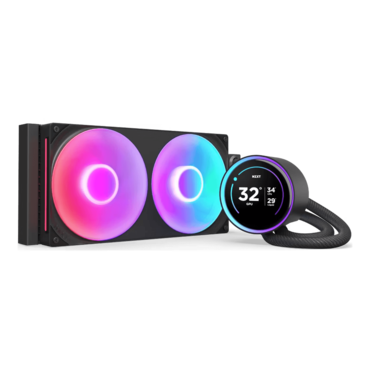 Kraken Elite 280 RGB (2024), 280mm Radiator, Liquid Cooling System