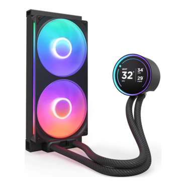 Kraken Elite 280 RGB (2024), 280mm Radiator, Liquid Cooling System