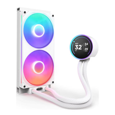 Kraken Elite 280 RGB (2024), White, 280mm Radiator, Liquid Cooling System