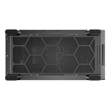 FLUX, Tempered Glass, No PSU, E-ATX, Black, Mid Tower Case