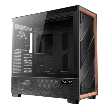 FLUX Pro, Tempered Glass, No PSU, E-ATX, Black, Full Tower Case