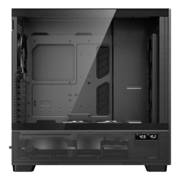 FLUX Pro, Tempered Glass, No PSU, E-ATX, Black, Full Tower Case