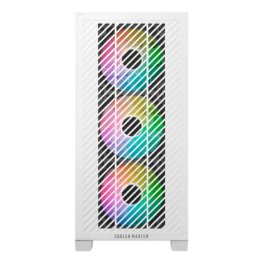 Elite 301, Tempered Glass, No PSU, microATX, White, Mini Tower Case
