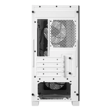 Elite 301, Tempered Glass, No PSU, microATX, White, Mini Tower Case