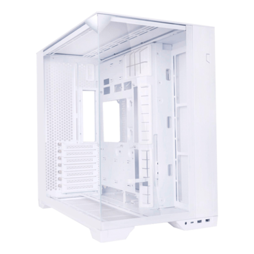 O11 VISION COMPACT, Tempered Glass, No PSU, E-ATX, White, Mid Tower Case