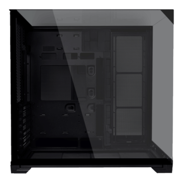 O11 VISION COMPACT, Tempered Glass, No PSU, E-ATX, Black, Mid Tower Case