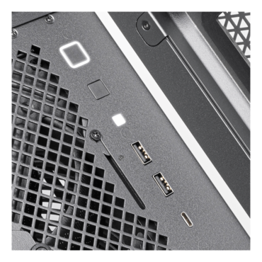 ALTA D1, No PSU, E-ATX, Black, Full Tower Case