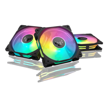 TUF Gaming TR120 ARGB 3 x 120mm, ARGB LEDs, 2000 RPM, 77.4 CFM, 29 dBA, Cooling Fans