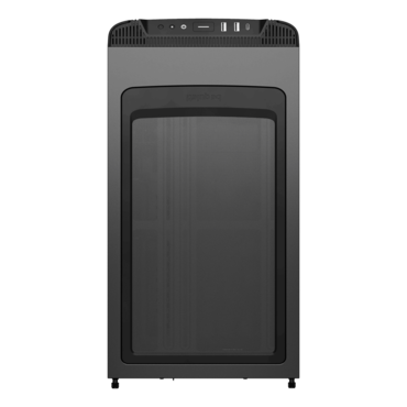 Pure Base 501 Airflow, Tempered Glass, No PSU, ATX, Black, Mid Tower Case