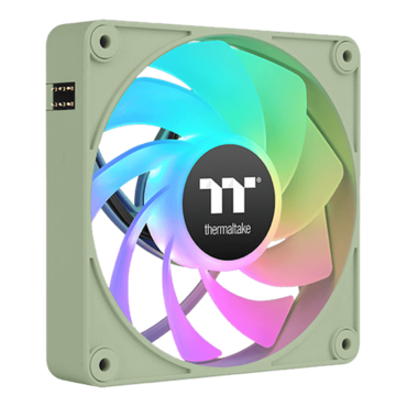 CT140 EX Reverse ARGB Matcha Green 3 x 140mm, ARGB LEDs, 1800 RPM, 94.95 CFM, 32.8 dBA, Cooling Fans
