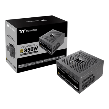 Toughpower GT, 80 PLUS Gold 850W, Fully Modular, ATX Power Supply
