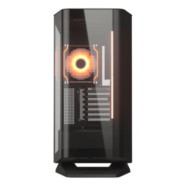 FV270 RGB, Tempered Glass, No PSU, E-ATX, Black, Mid Tower Case